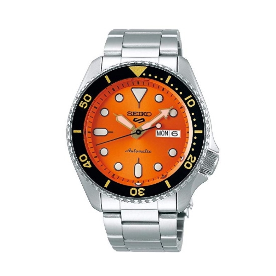 seiko 5 sports orange dial