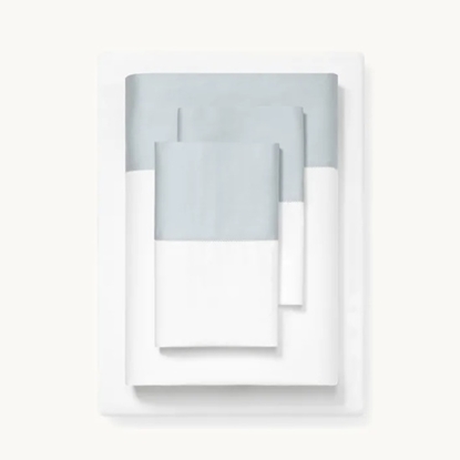 Picture of Boll & Branch Colorblock California King Sheets