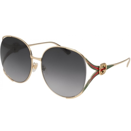 gucci red lens sunglasses