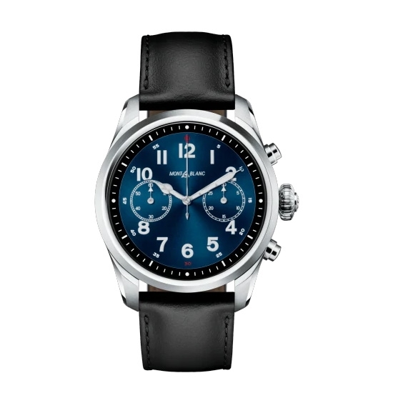 summit 2 stainless steel and leather