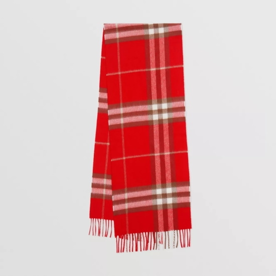 giant check cashmere scarf