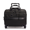 Picture of Tumi Alpha 3 Deluxe Four-Wheeled Laptop Case Brief - Black