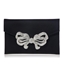 Picture of Judith Leiber Bow Envelope - Silver Black