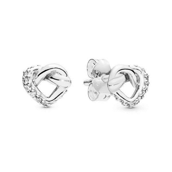 Picture of Pandora® Knotted Heart Stud Earrings