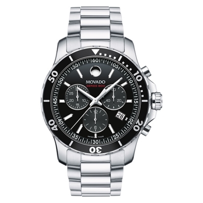 Picture of Movado Series 800 Chrono Gents Watch with Black Dial