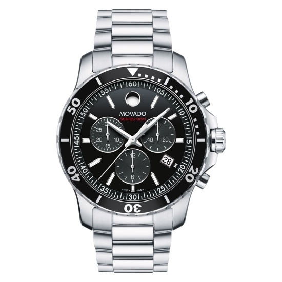 Picture of Movado Series 800 Chrono Gents Watch with Black Dial