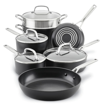 Picture of KitchenAid Hard Anodized Induction 11-Piece Cookware Set