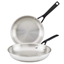 Picture of KitchenAid 5-Ply Stainless Steel Twin Pack Frying Pans