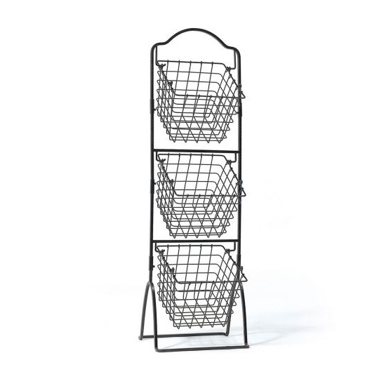Picture of Mikasa Gourmet Basics 3-Tier Market Storage Basket
