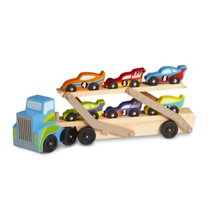 Picture of Melissa and Doug® Mega Race Car Carrier