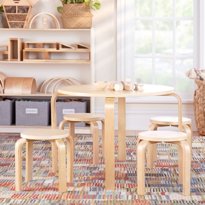 Picture of Guidecraft Nordic Table and Chair Set - Natural
