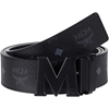 Picture of MCM Claus Reversible Belt - Black with Matte Black Buckle