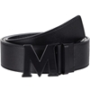 Picture of MCM Claus Reversible Belt - Black with Matte Black Buckle