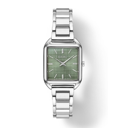 Picture of Seiko Essentials Stainless Steel Watch with Square Green Dial