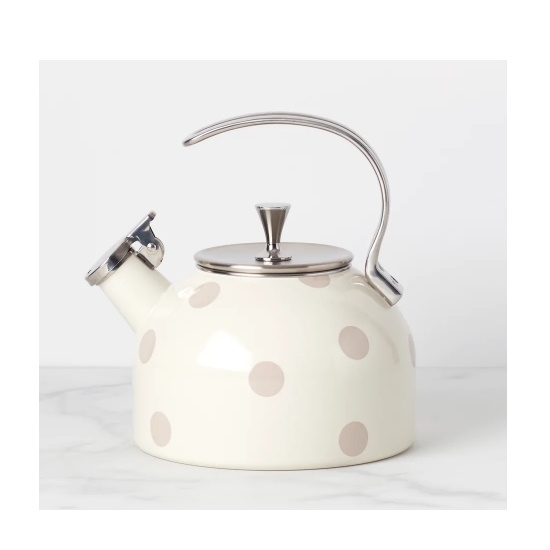 MileagePlus Merchandise Awards. Kate Spade Deco Dot Metal Tea Kettle Beige