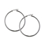 Picture of John Medeiros Large Rhodium Hoop Earrings - 1.5''
