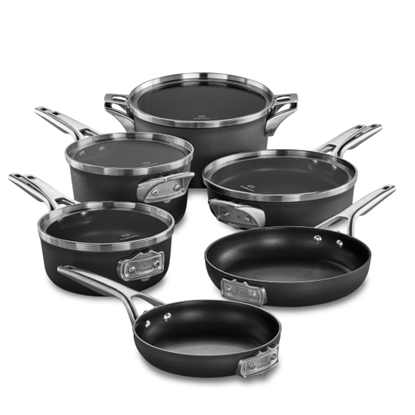 Picture of Calphalon Premium Space-Saving 10-Piece Nonstick Cookware Set