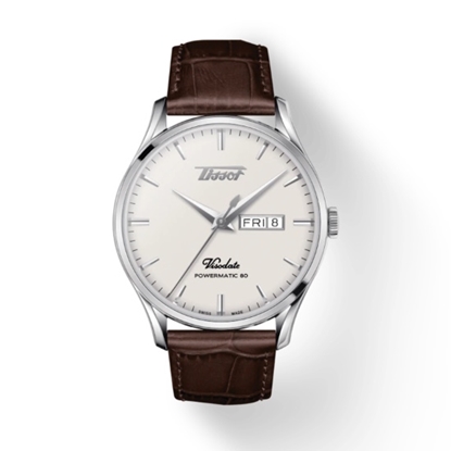 Picture of Tissot Heritage Visodate Powermatic 80 Brown Leather Watch