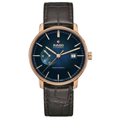 Picture of Rado Coupole Classic Auto Power Reserve Watch with Blue Dial