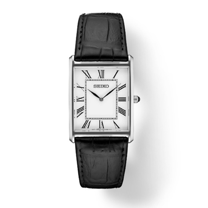 Picture of Seiko Essentials Stainless Steel Analog Watch with White Dial