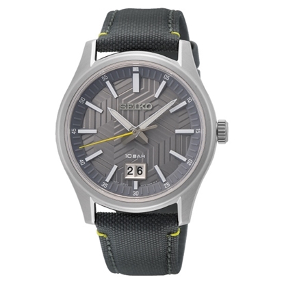 Picture of Seiko Essentials Stainless Steel Quartz Watch with Gray Dial
