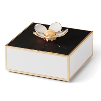 Picture of Kate Spade Floral Covered Box - Black & White