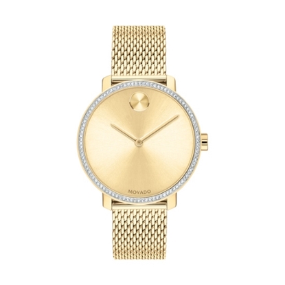 Picture of Movado BOLD Shimmer Crystals Watch with Mesh Bracelet