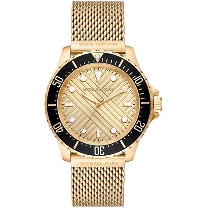Picture of Michael Kors Everest Three-Hand Gold-Tone Mesh Watch