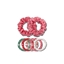 Picture of Slip Scrunchie Set of 7 - Daisy