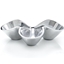 Picture of Nambe Bella Triple Condiment Server
