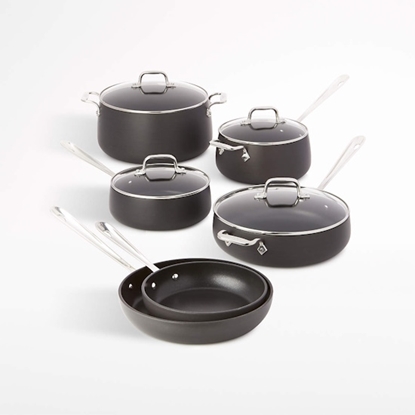 Picture of All-Clad Nonstick Hard Anodized 10-Piece Cookware Set
