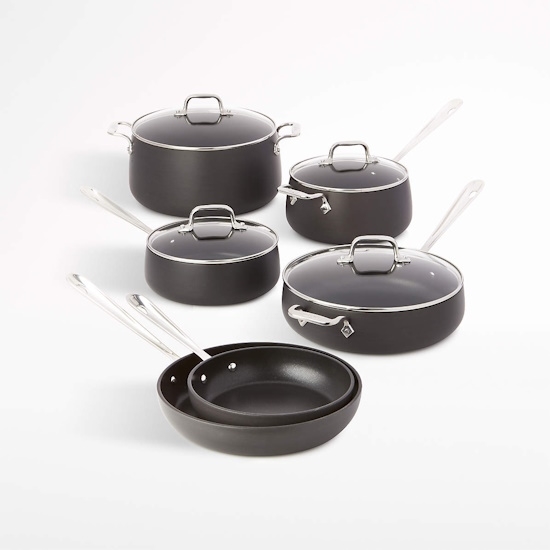 Picture of All-Clad Nonstick Hard Anodized 10-Piece Cookware Set