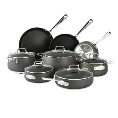 Picture of All-Clad Nonstick Hard Anodized 13-Piece Cookware Set