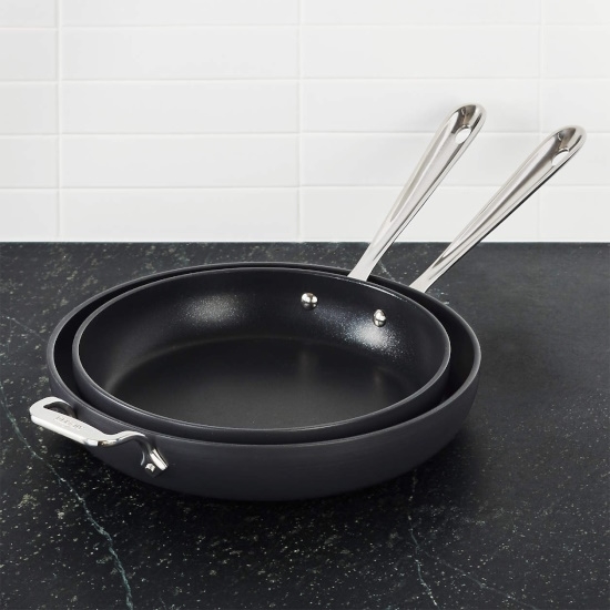 Picture of All-Clad Nonstick Hard Anodized 10'' & 12'' Fry Pan Set