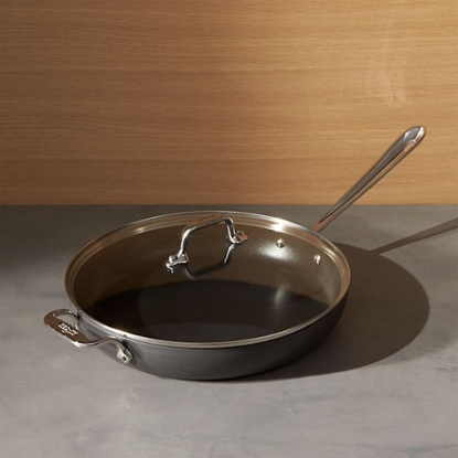 Picture of All-Clad Nonstick Hard Anodized 12'' Fry Pan with Lid