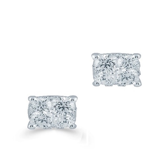 Picture of Lotus The Grand Cushion 1/2ct. Earrings