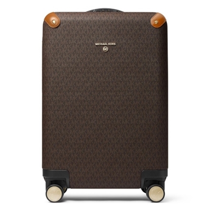 Picture of Michael Kors Travel Small Hardcase Trolley - Brown/Acorn