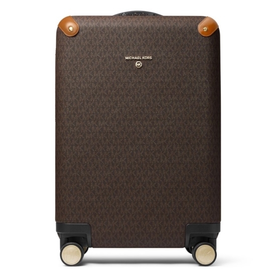 Picture of Michael Kors Travel Small Hardcase Trolley - Brown/Acorn