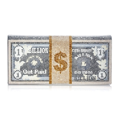 Picture of Judith Leiber Envelope Billions - Champagne Multi