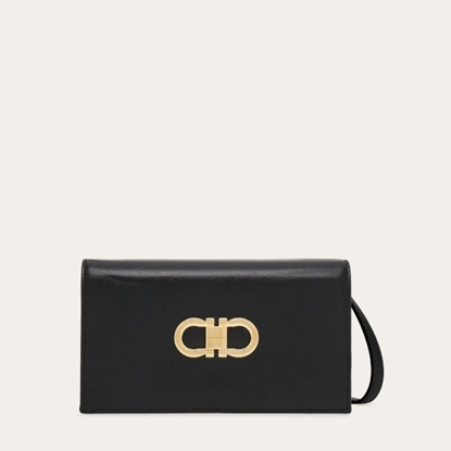 Picture of Ferragamo Gancini Mini Bag - Nero