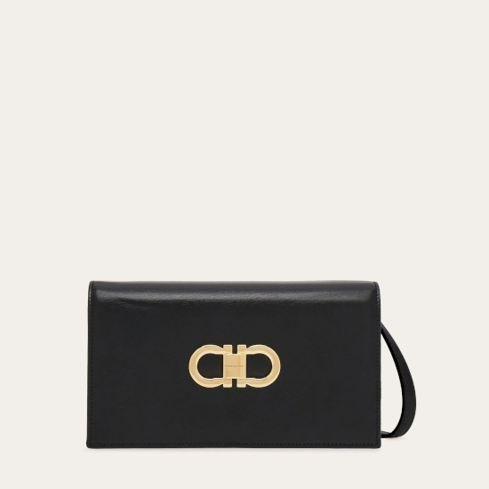 Picture of Ferragamo Gancini Mini Bag - Nero