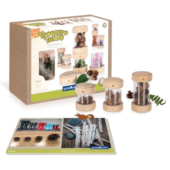 Picture of Guidecraft Treasure Tubes - Clear