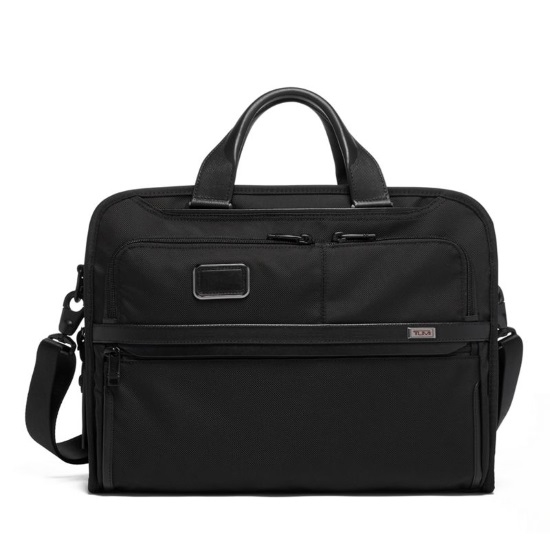Picture of Tumi Alpha 3 Organizer Portfolio Brief - Black