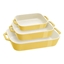 Picture of Staub 3-Piece Rectangular Baking Dish Set - Citron