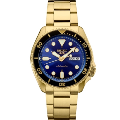 Picture of Seiko 5 Sports SGP Automatic Watch with Blue Dial