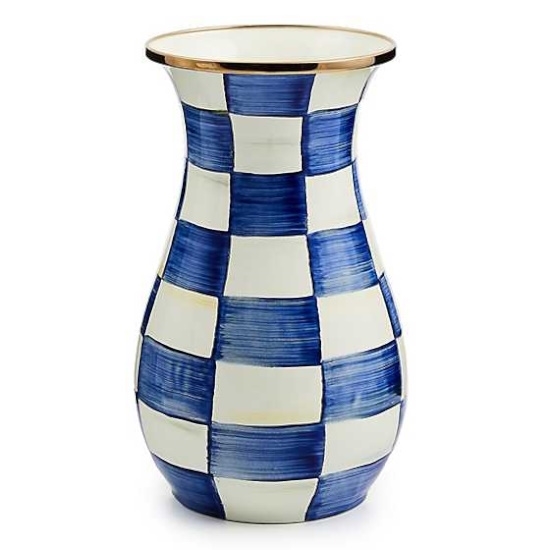 Picture of MacKenzie-Childs Royal Check Tall Vase
