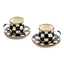 Picture of MacKenzie-Childs Courtly Check Espresso Cup & Saucer Set