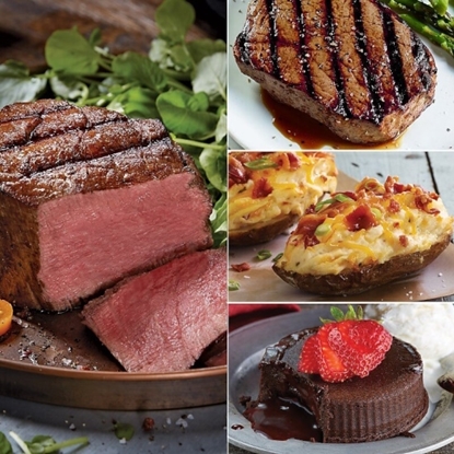 Picture of Kansas City Steaks Steak Lover's Duo Meal with Chicken & Corn