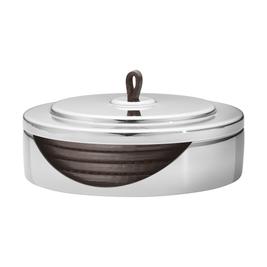 Picture of Georg Jensen Manhattan Leather Coasters - Set of 4