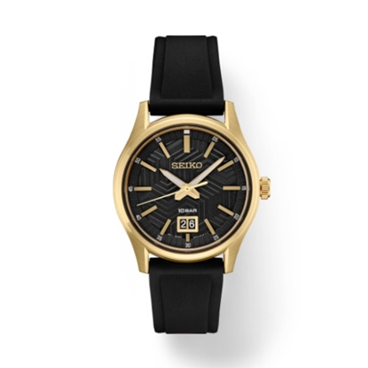 Picture of Seiko Essentials Collection Watch with Matte Black Dial